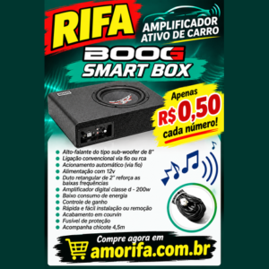 Amplificador ativo de carro BOOG Smart Box